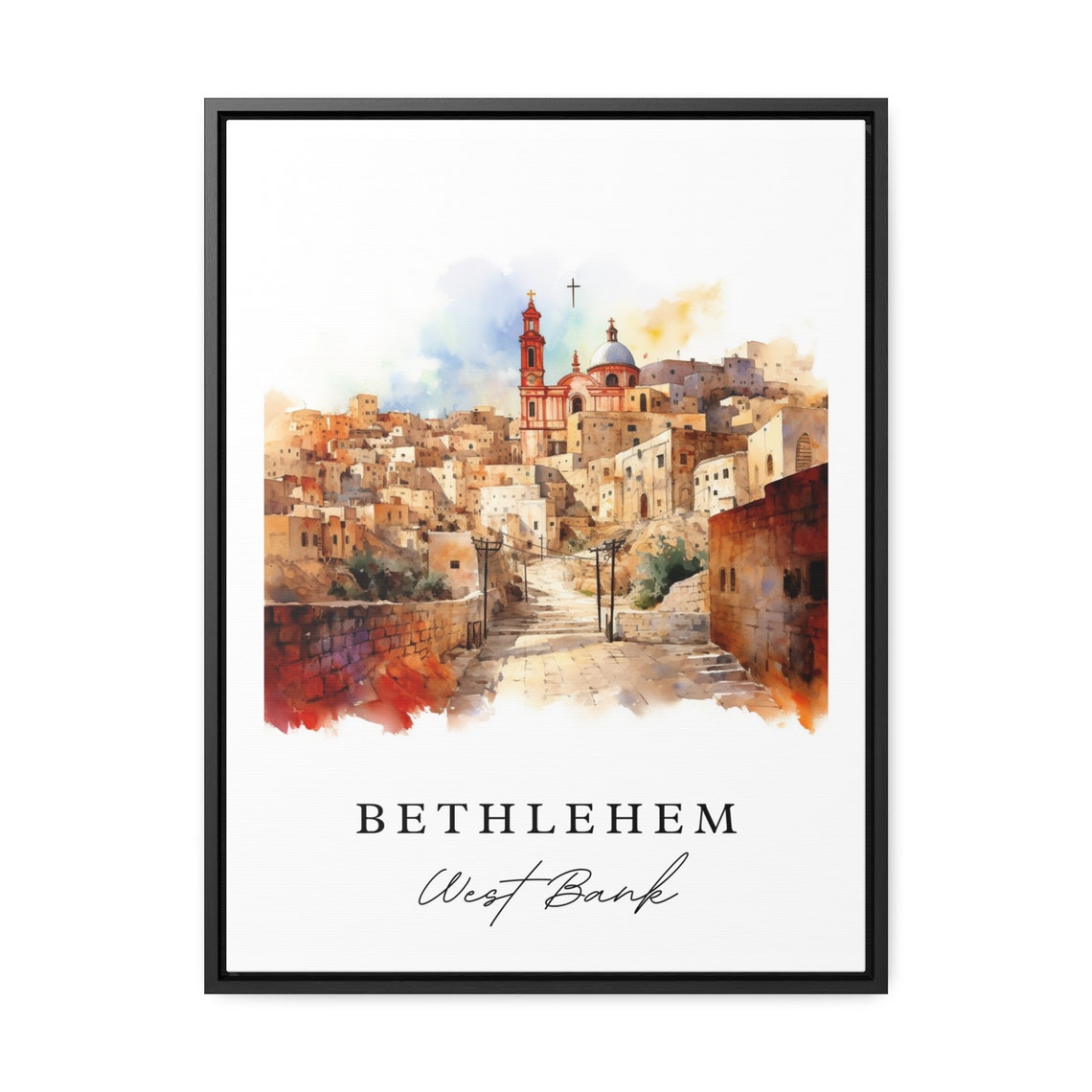 Bethlehem Middle East Poster, Personalized Wall Art - Image 2