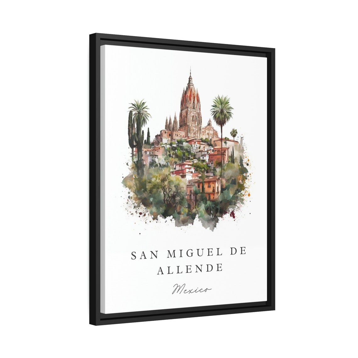 San Miguel De Allende Travel Poster, Custom Text - Image 2