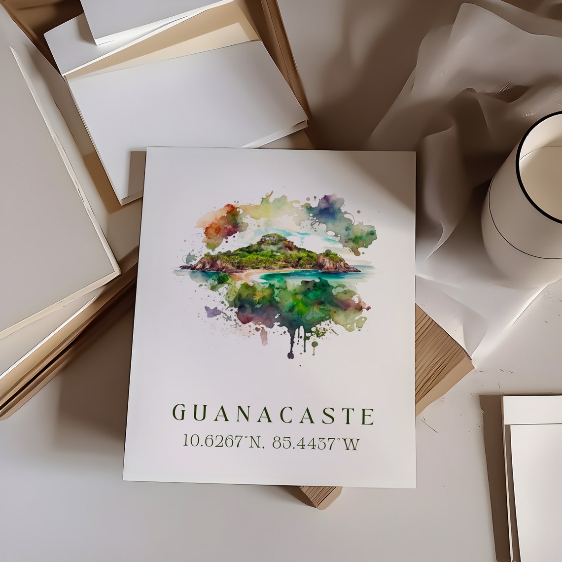 Guanacaste Costa Rica Travel Poster, Peninsula Papagayo - Image 6