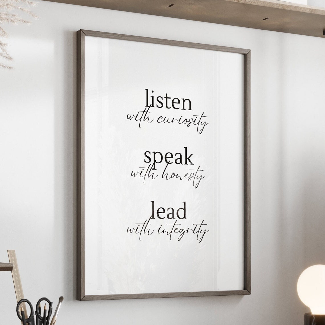 Leadership Quote, Inspirational Office Wall Art
