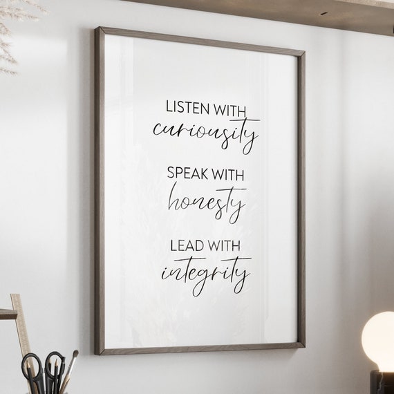 Leadership Quote for Women Leaders, Office Poster