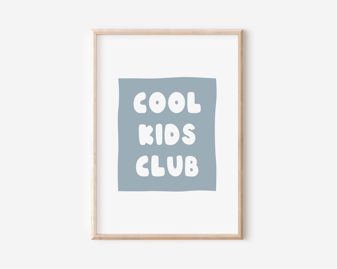 Cool Kids Club Print, Boys Nursery Decor Art Print - Image 5