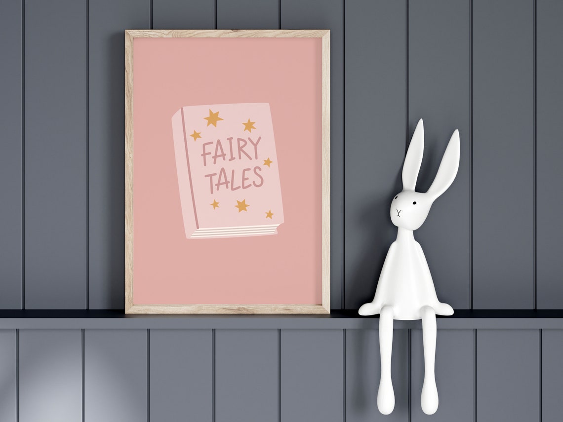 Fairytale Print Fairytale Wall Art Fairy Print Fairy Nursery Wall Art Girls Nursery Print Girls Room Wall Art Wall Art - Image 4