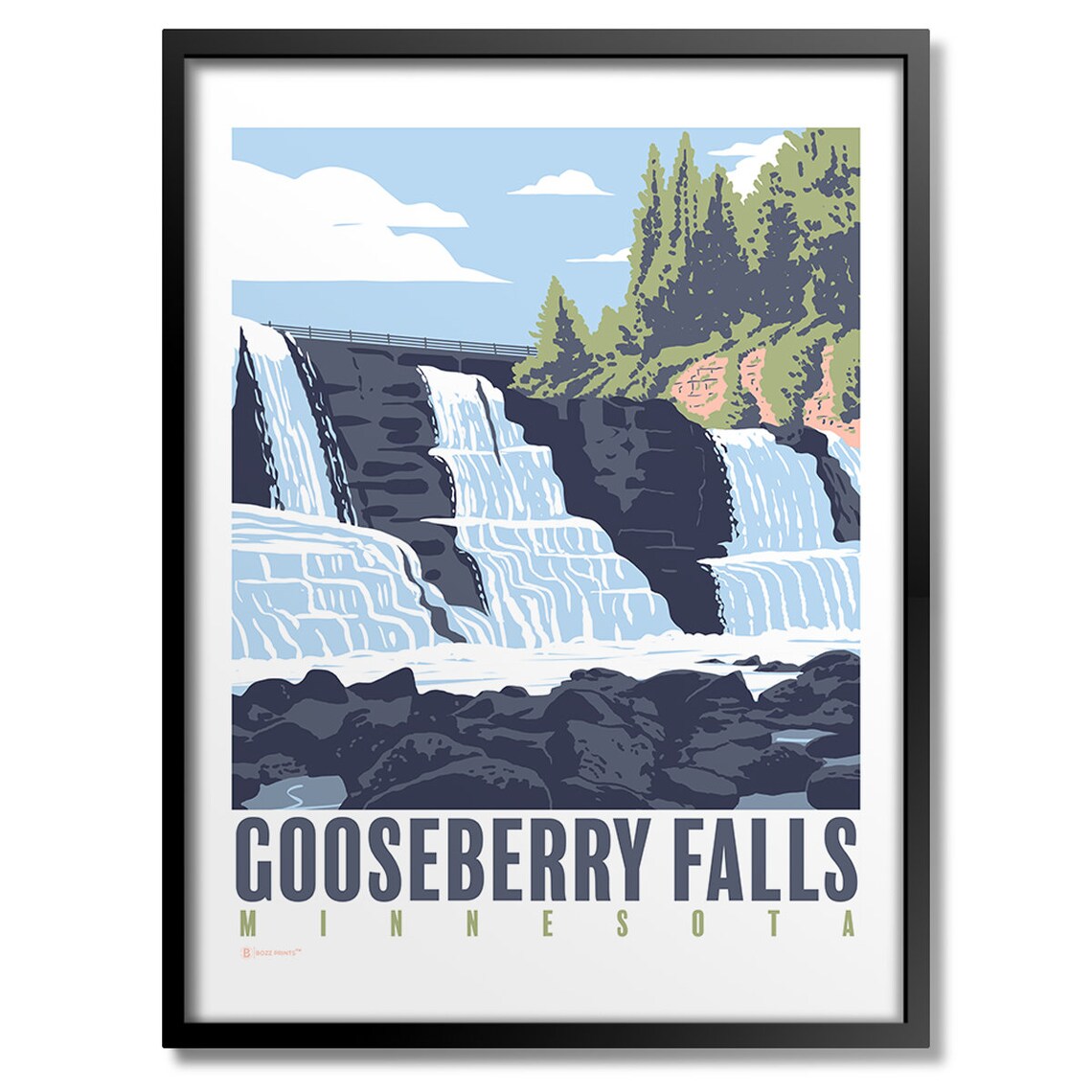 Gooseberry Falls Art Print