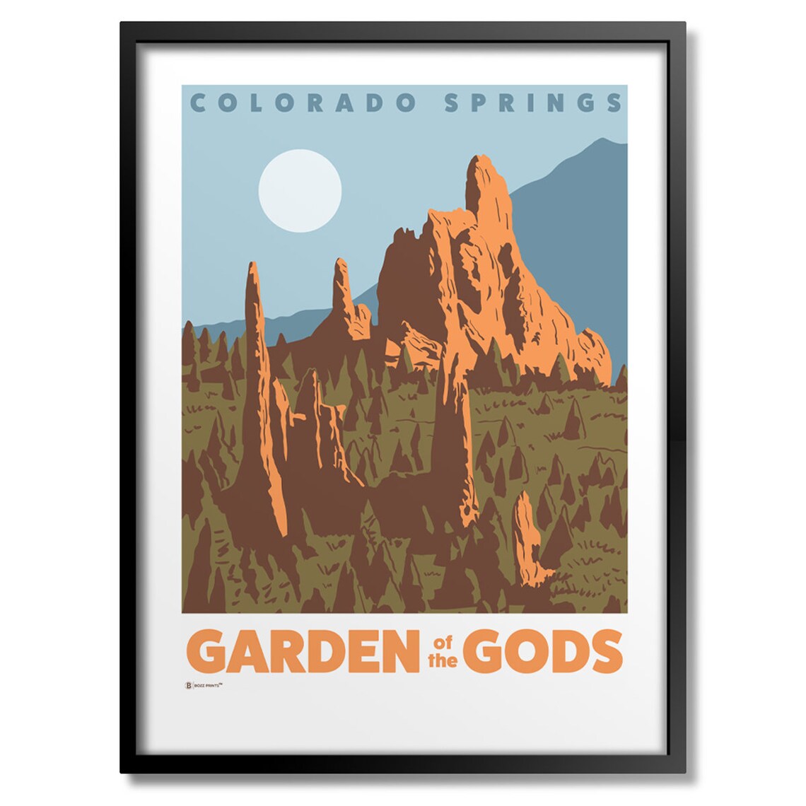 Garden Of The Gods Art Print