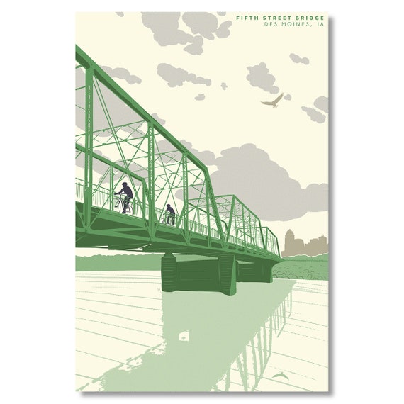 Fifth Street Bridge Postcard