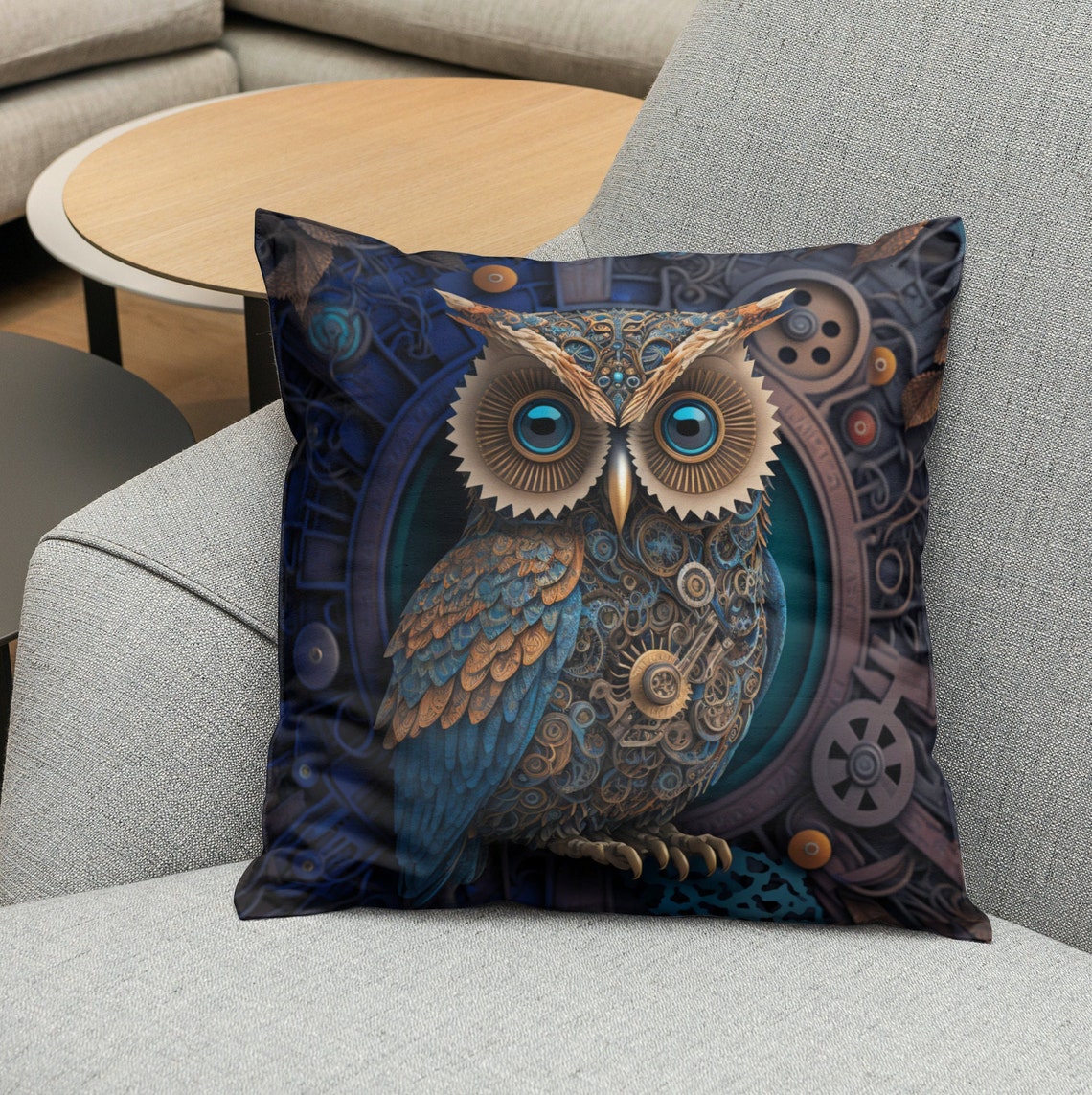 Steampunk Owl - Victorian Era 3D Style - Image 4
