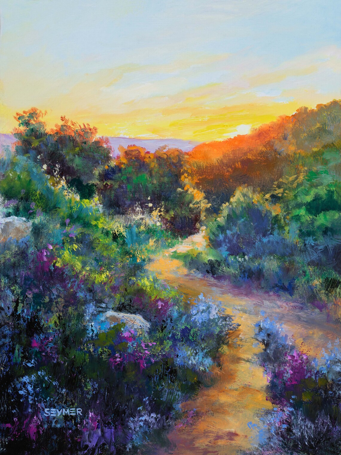 Tuscany Summer Landscape, Contemporary Art Print - Image 6