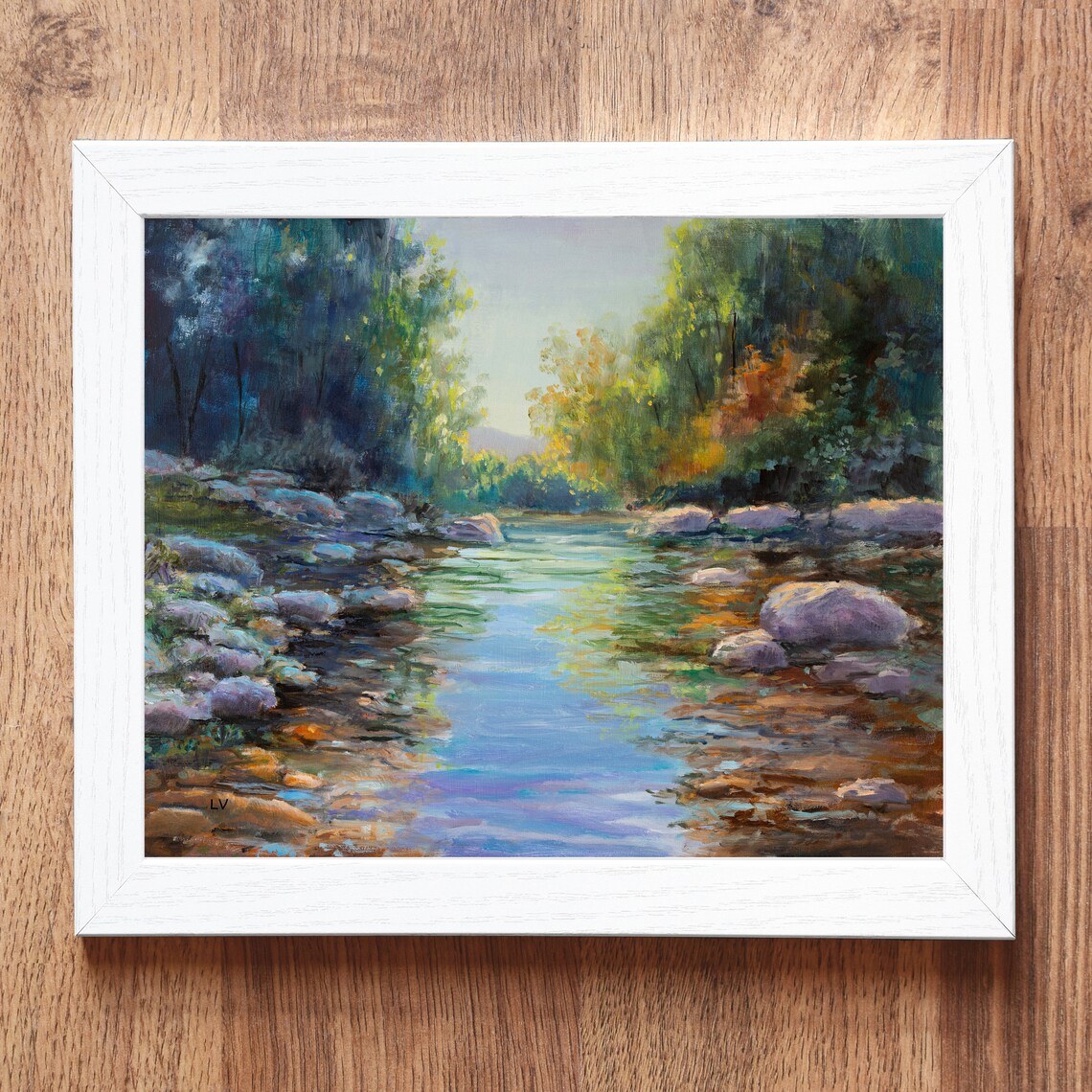 Buffalo National River Arkansas Landscape Art Print - Image 3
