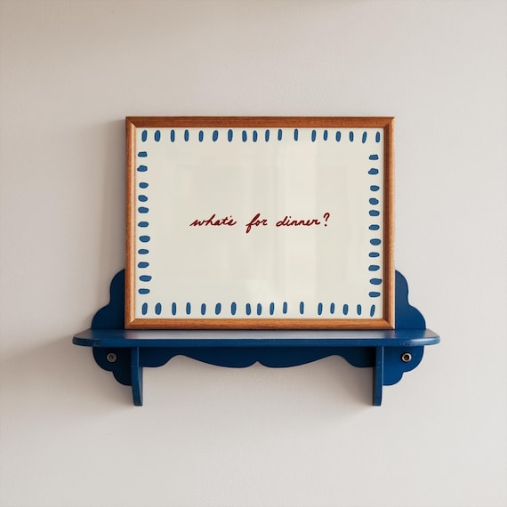 Handdrawn Neutral Kitchen Wall Print, Art Print