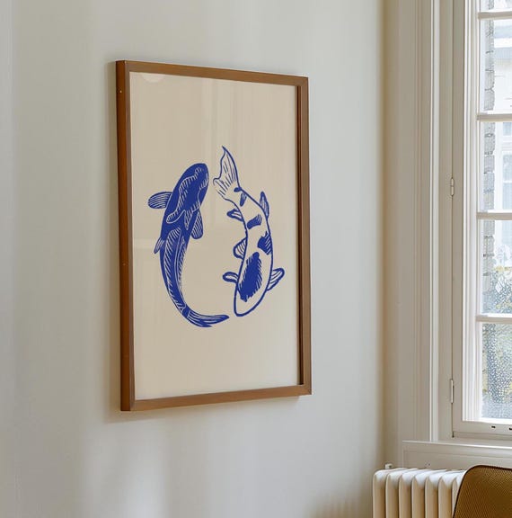 Fish Art Print, Ocean Sea Life Wall Art