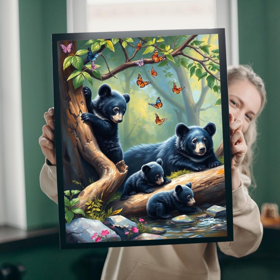Bear Family Nature Theme Puzzle