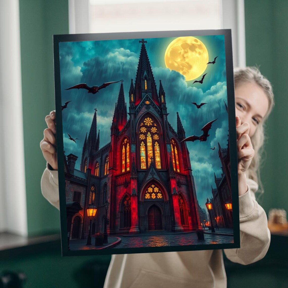 Gothic Cathedral Puzzle Halloween Family Game 1101014 Piece
