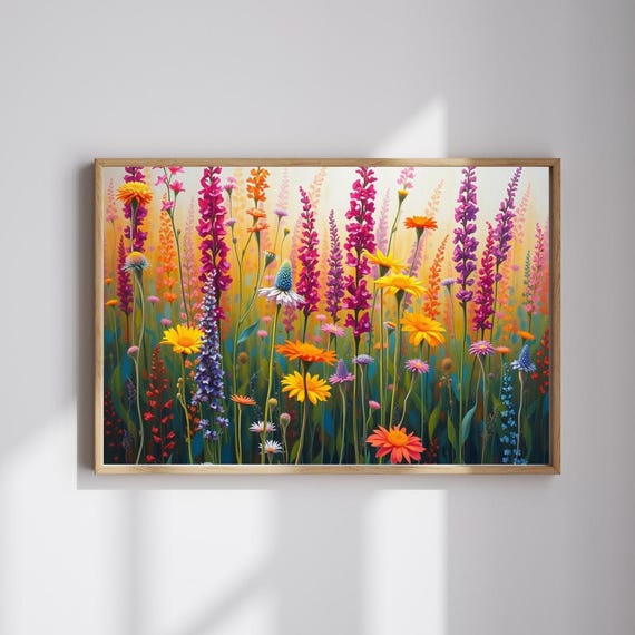 Floral Serenity Jigsaw Puzzle Vibrant Colors Mindfulness Activity