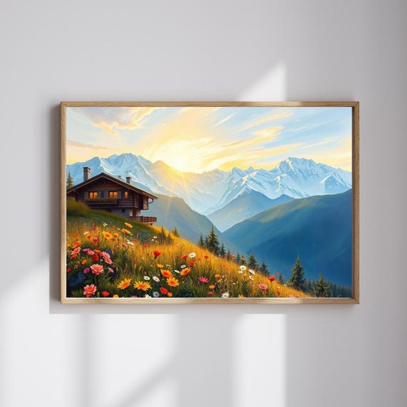 Mountain Landscape Jigsaw Puzzle Family Fun Nature Scenery