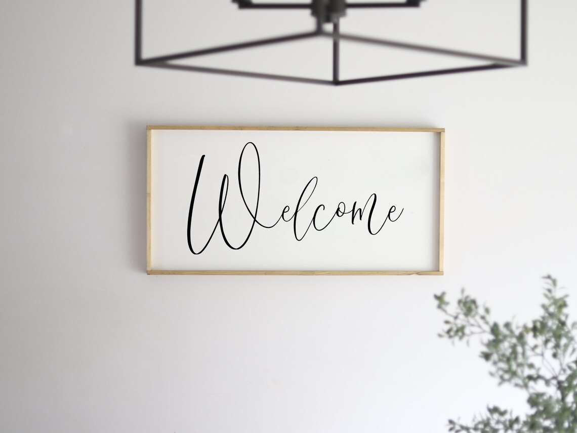 Welcome Sign, Farmhouse Housewarming Gift
