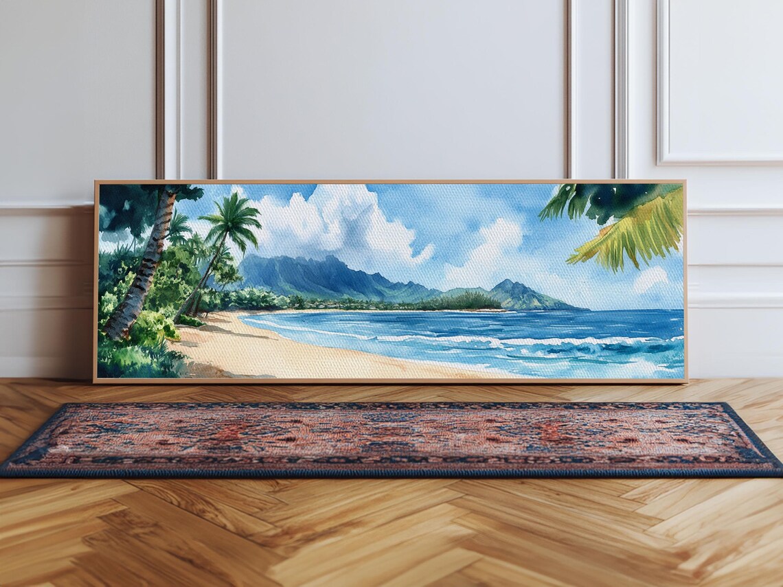 Hawaii Coastal Landscape Art Print, Ocean View - Image 4