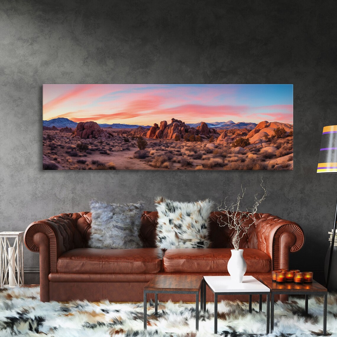 Joshua Tree National Park Panoramic Travel Poster - Image 4