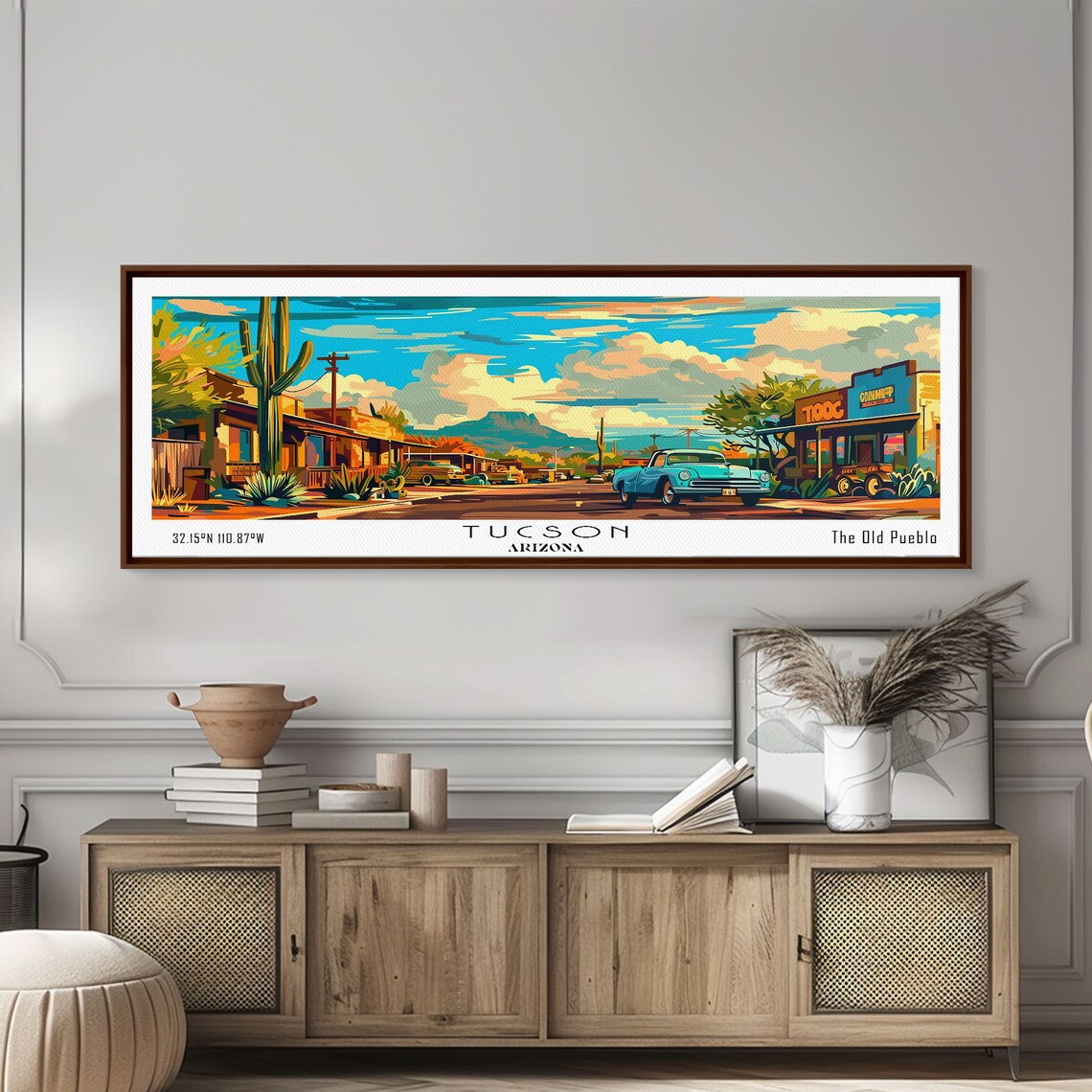 Tucson Arizona Mid-Century Modern Travel Poster - Image 6