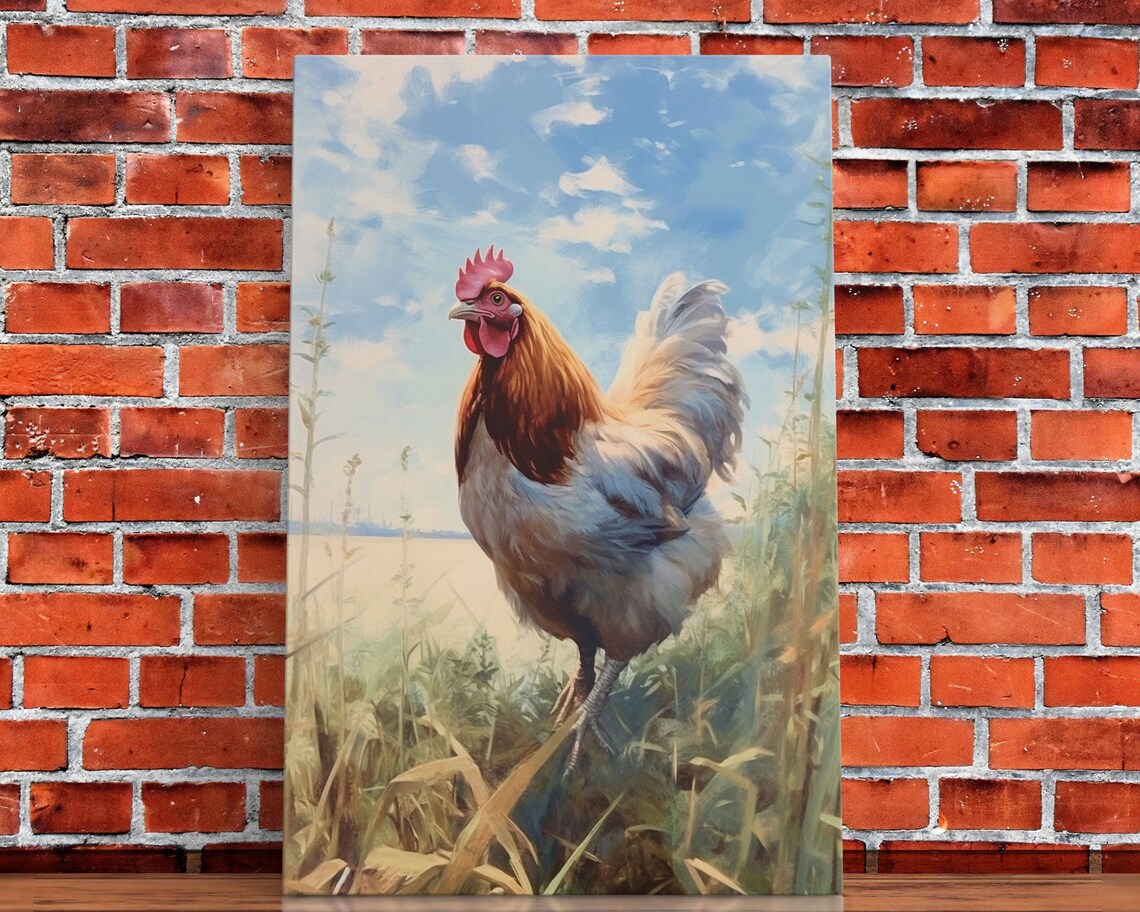 Rooster Farmhouse Art Print, Country Wall Decor - Image 5
