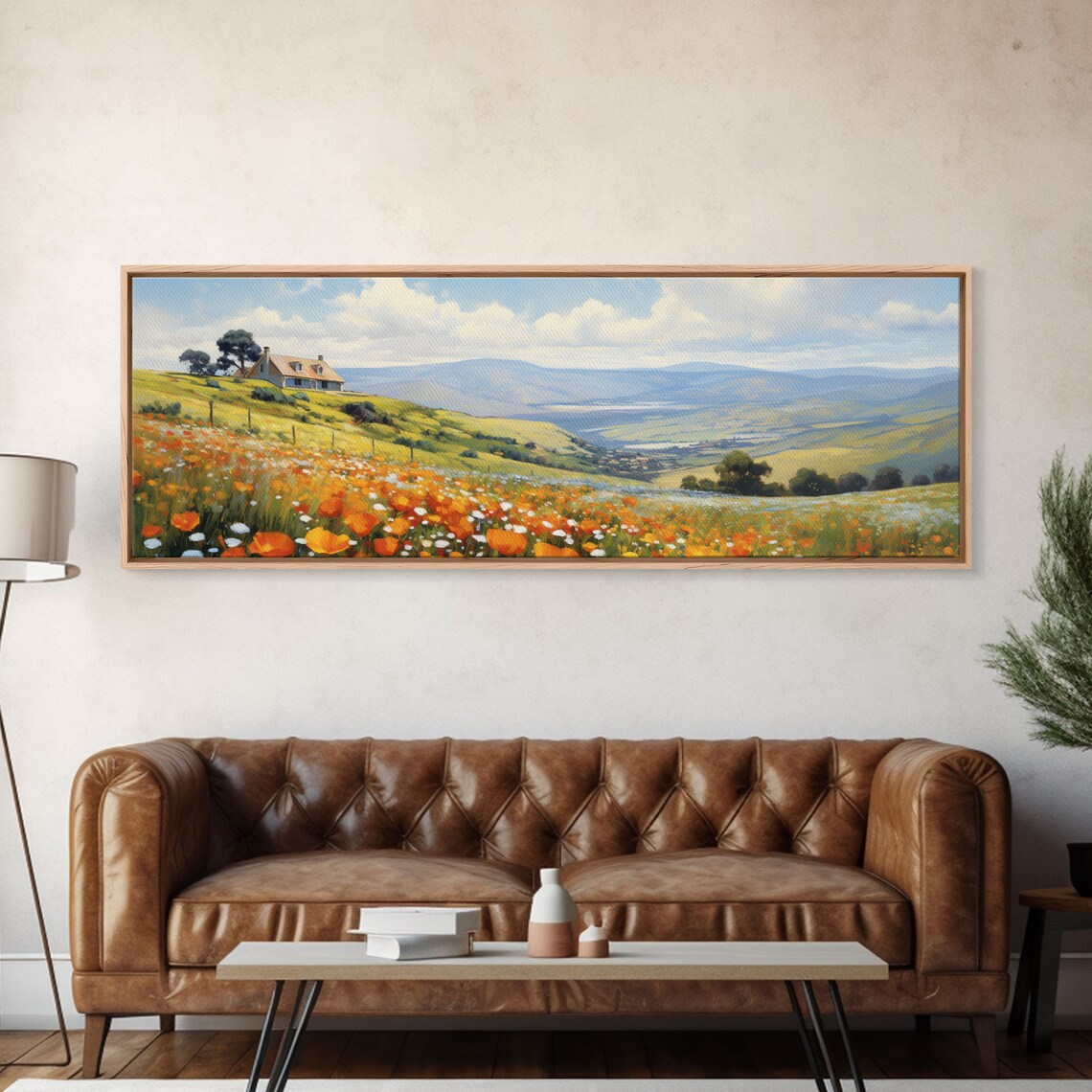 Texas Hill Country In Spring, Farmhouse Art Print