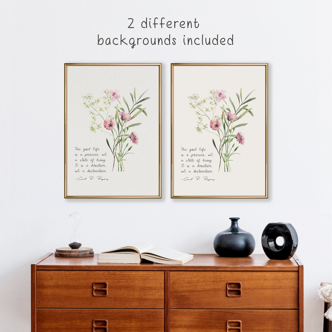Carl Rogers Quote, Therapy Office Decor - Image 2