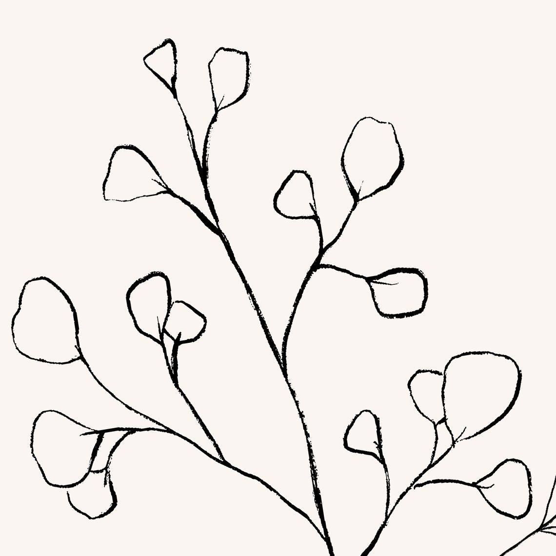 Carl Jung You Are What You Do Script Eucalyptus Branch Quote Poster - Image 2