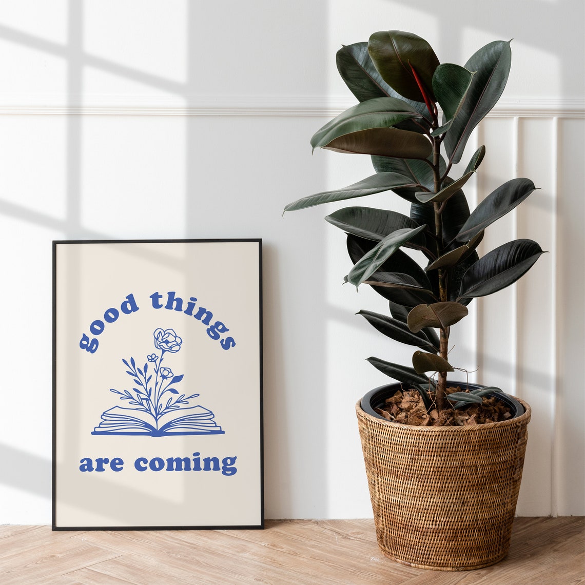 Good Things Are Coming Retro Print Affirmations Wall Art Inspirational Quotes Quote Wall Art - Image 2