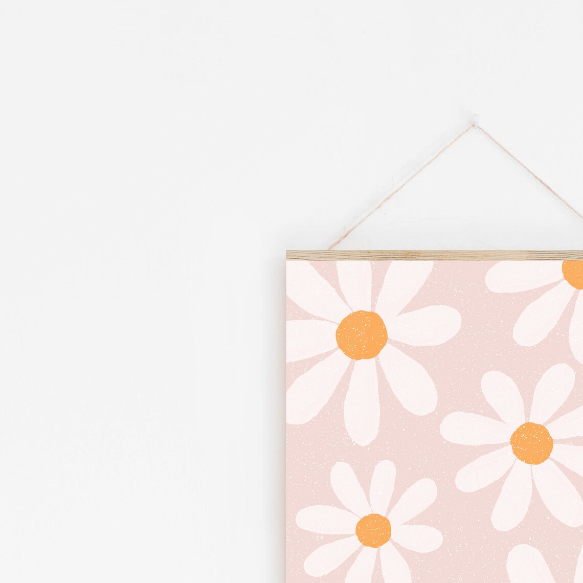 Daisy Boho Nursery Wall Art, Spring Flower Poster - Image 2