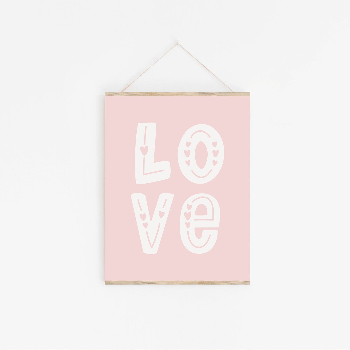 Love Valentine's Day Pink Valentine Party Art Print - Image 3
