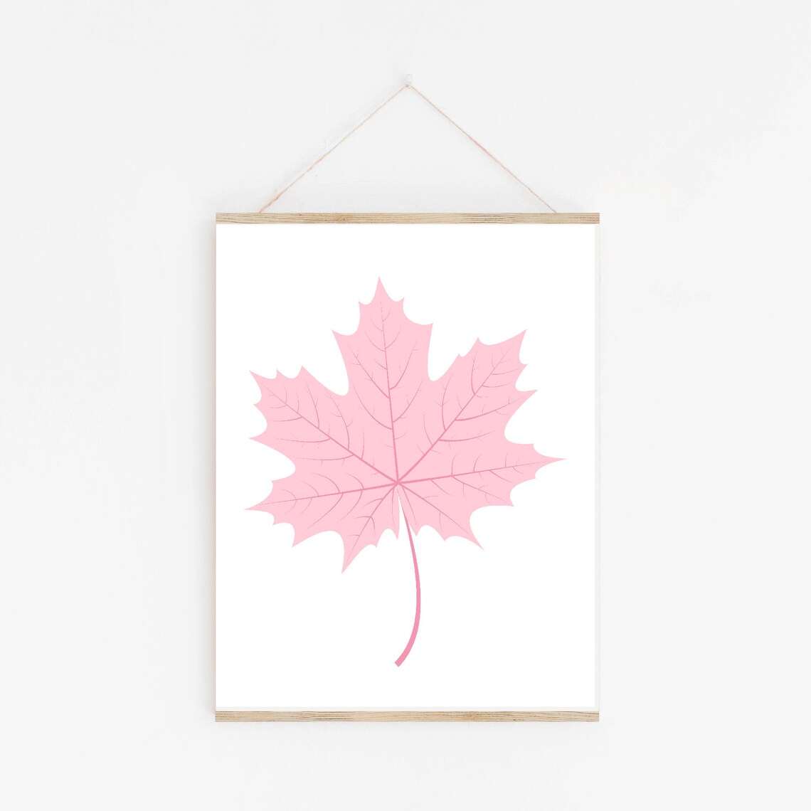 Autumn Maple Leaf Kids Fall Decor Art Print - Image 3