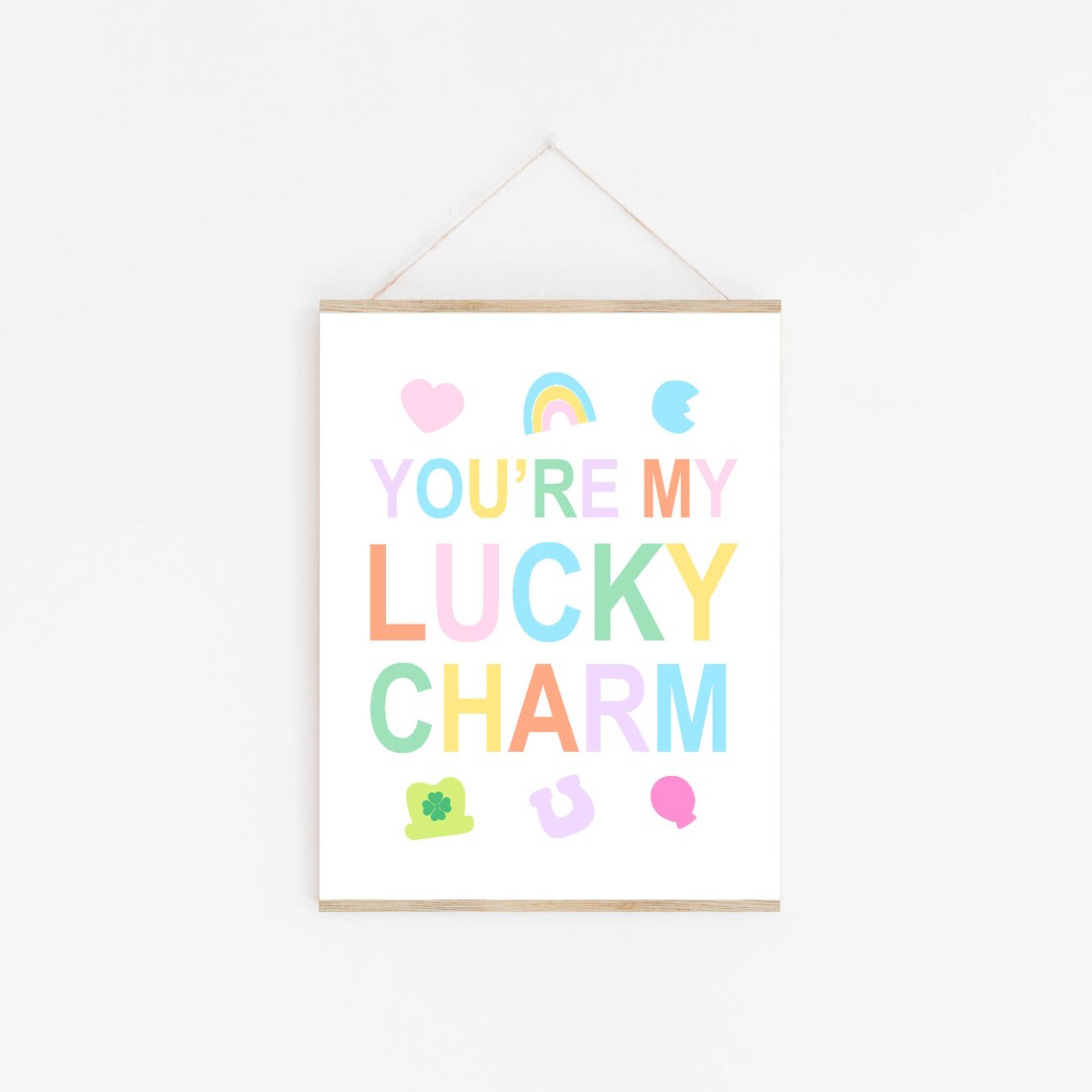 Youre My Lucky Charm St Patricks Day Art Print - Image 2