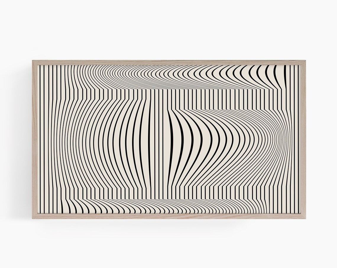 Frame TV Modern Geometric Line Art Art Print