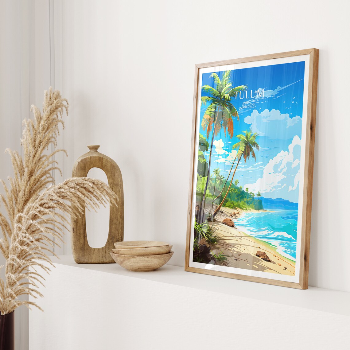 Tulum Travel Poster, Mexico Travel Poster Art - Image 2