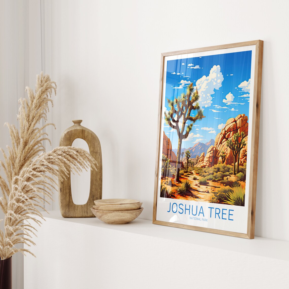 Joshua Tree Vintage Travel Poster, National Park - Image 2