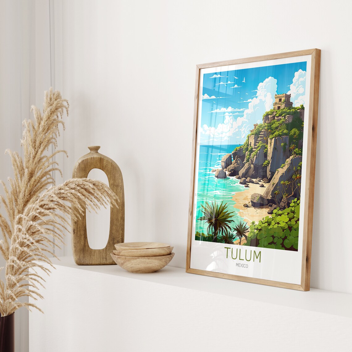 Tulum Travel Poster, Mexico Travel Poster Art Print - Image 2