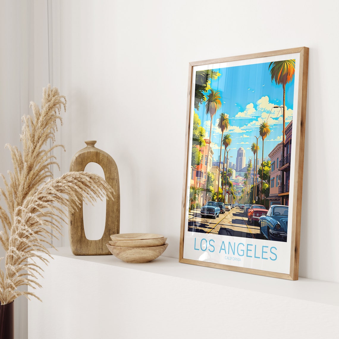 Los Angeles Home Decor Travel Poster - Image 2