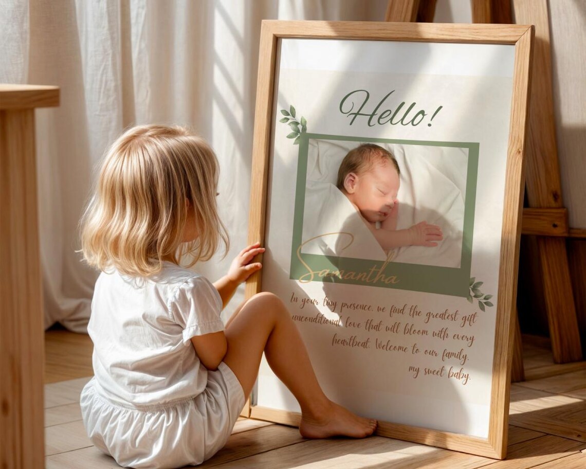 Newborn Personalized Birth Details, Baby Gift - Image 3