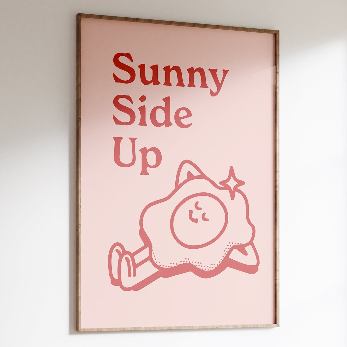 Retro Quote Positive Print, Cute Retro Wall Art