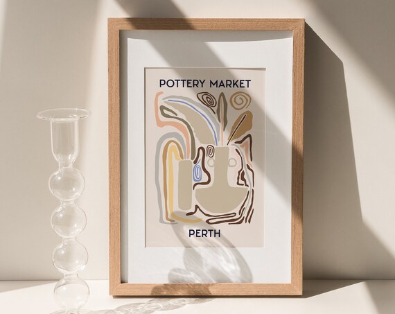 Perth Art Printable Beige Wall Art Design Printout Bedroom Wall Decor Hallway Poster Home Decor