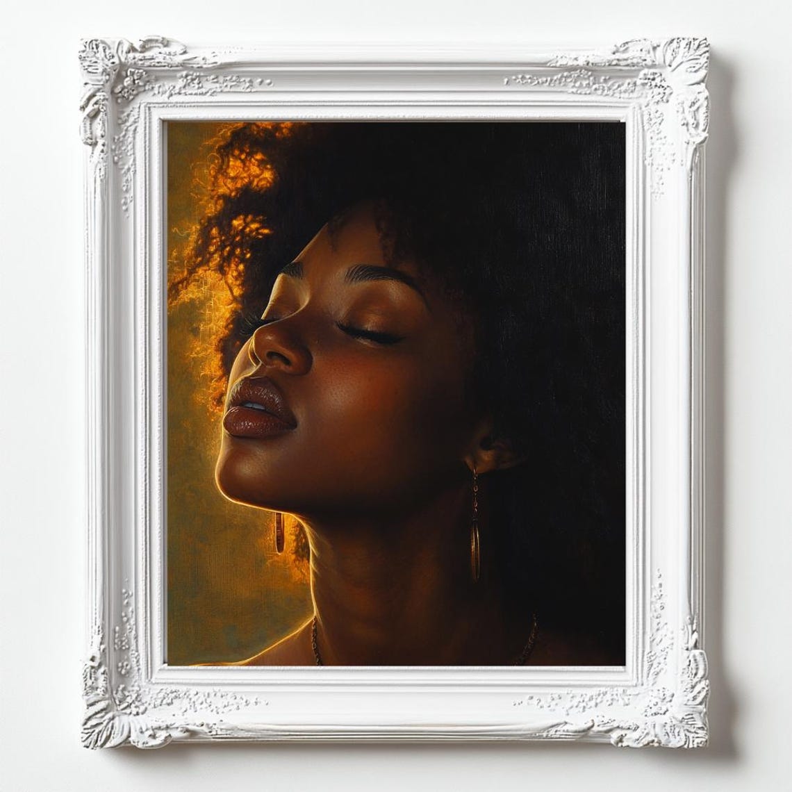 Afrocentric Art Work Creative African Black Culture Wall Decor For Living Spaces Unique Home Bold Statement
