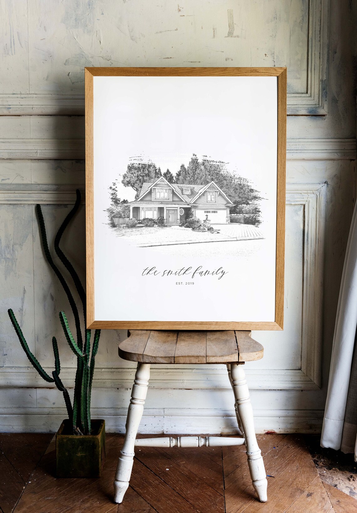 Custom House Portrait - Home Illustration - Image 3