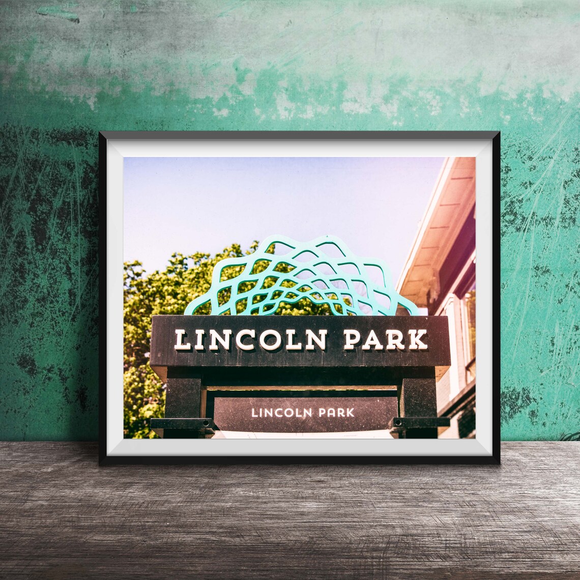 Lincoln Park Chicago Travel Poster, Photography