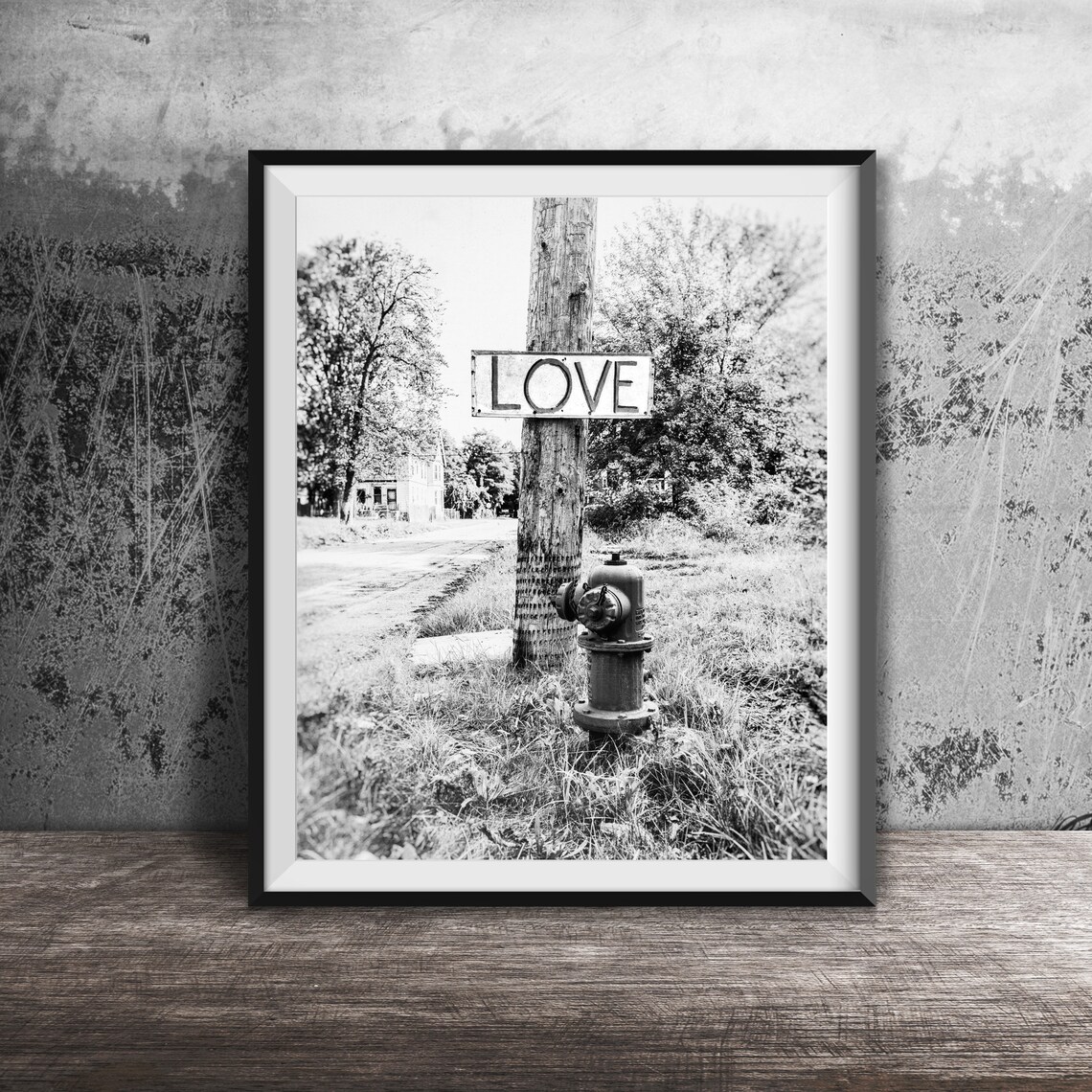 Love Street Art Photography Print, Modern Photo - Image 2