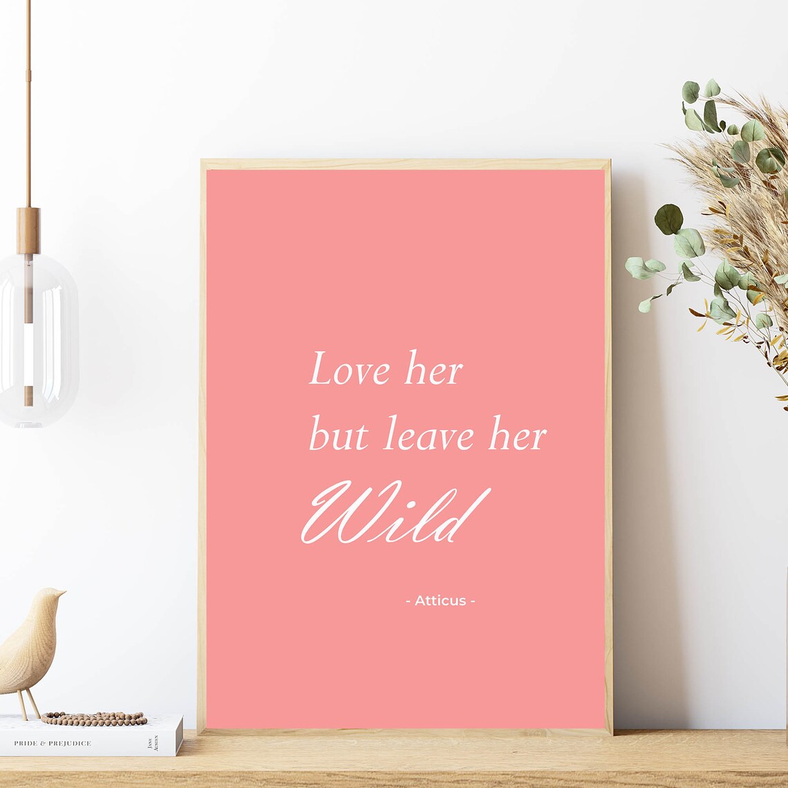 Atticus Poetry Art Print, Love Her But Leave Her Wild - Image 8