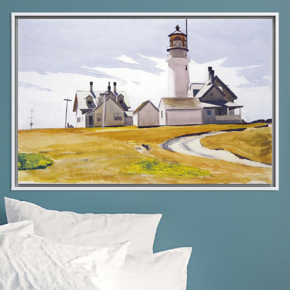 Edward Hopper Highland Light Coastal Landscape Art Print