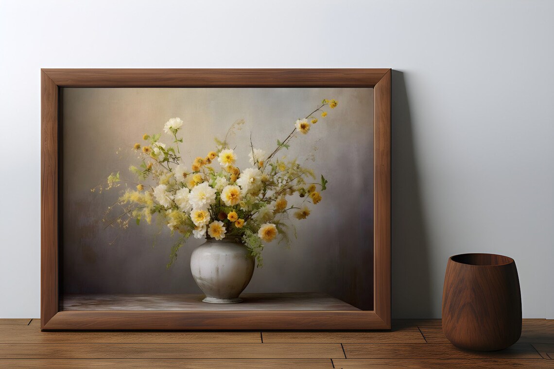 Ephemeral Beauty, A Vase Of Summer Blooms - Image 2