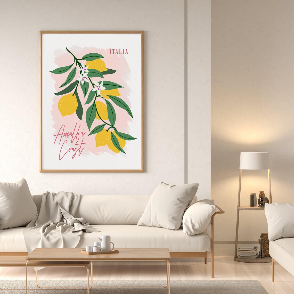 Amalfi Coast Lemons, Italy Kitchen Art Print - Image 2