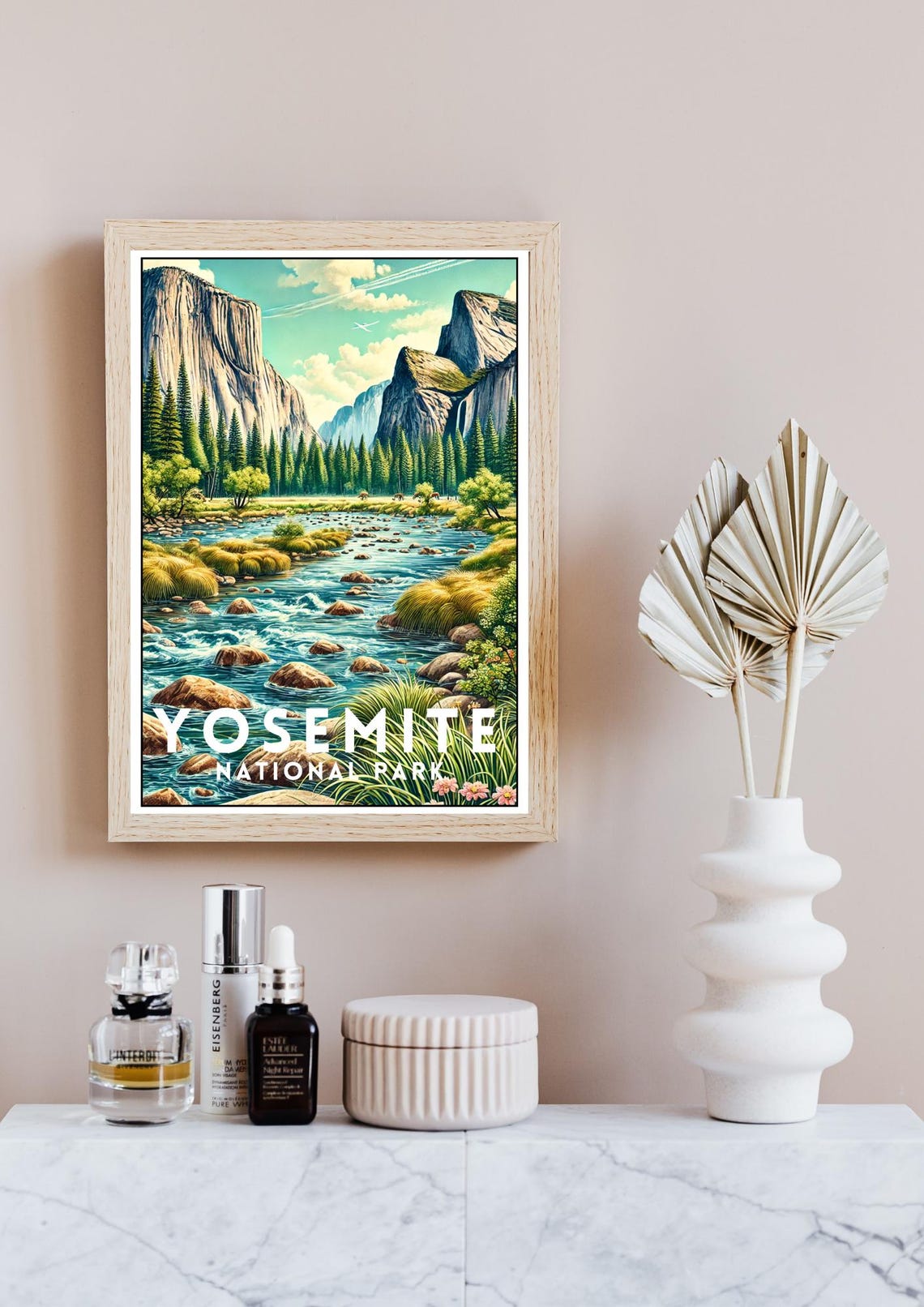 Yosemite National Park El Capitan Valley River Vintage Travel Poster - Image 4