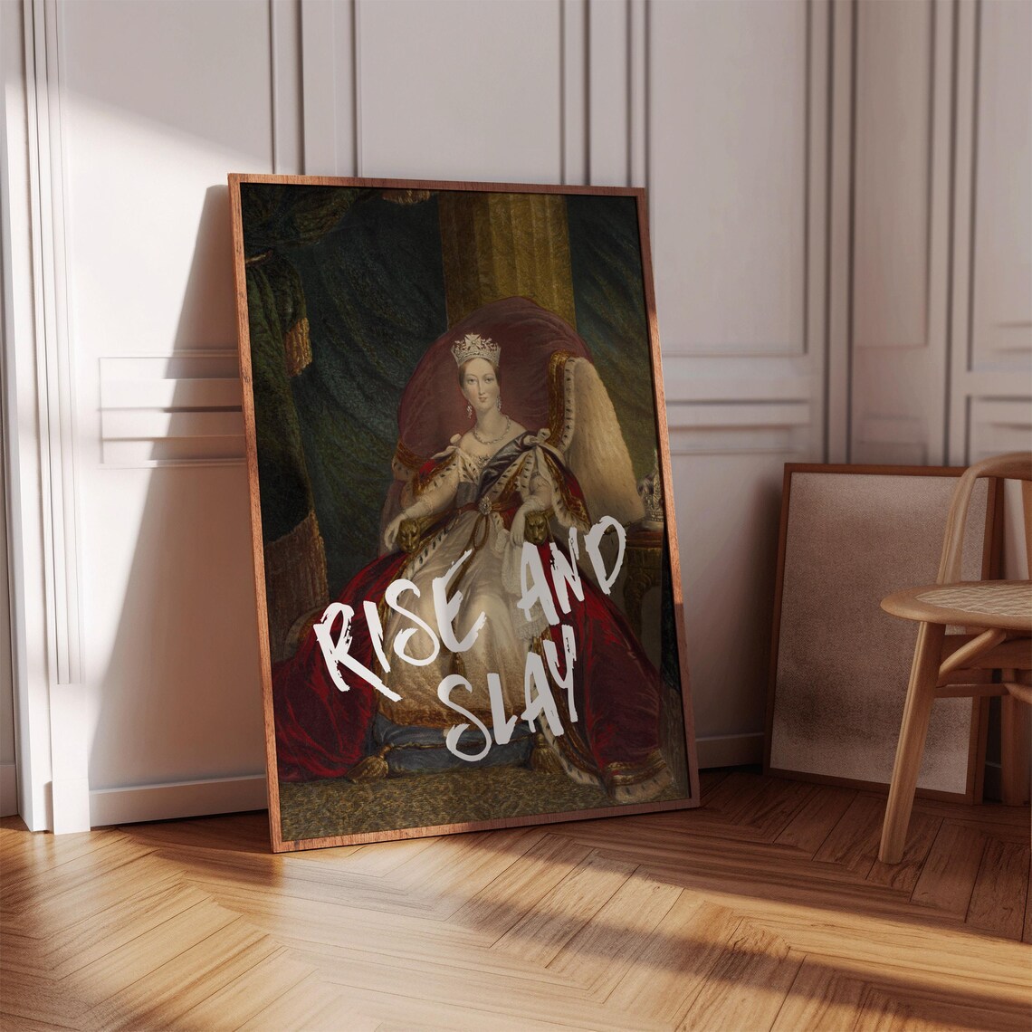 Rise And Slay Funny Victorian Quote Art Print - Image 8